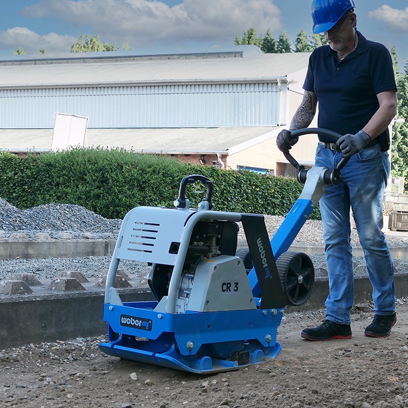 Zagęszczarka Rewersyjna Dwukierunkowa Weber CR 3 HD Honda GX270 35kN 203kg